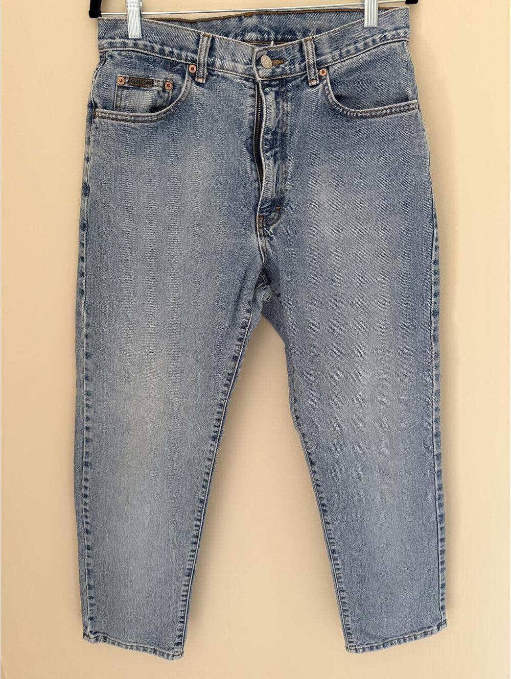 12 Calvin Klein Easy Fit Jeans, 30 inseam, 90s fit, high waist